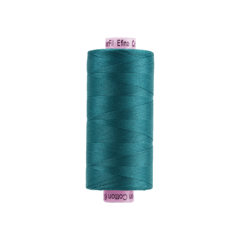 Threads - Egyptian Cotton - Efina 60Wt - EF09 - Amazon Green (1500yd) - 150m/164yd