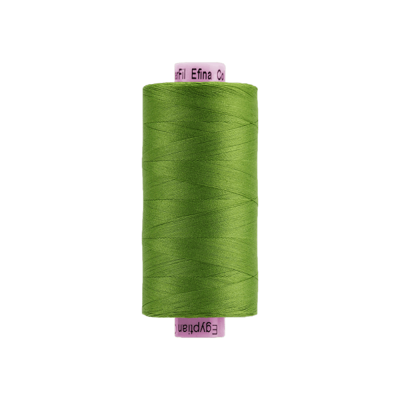 Threads - Egyptian Cotton - Efina 60Wt - EF13 - Electric Lime (1500yd) - 150m/164yd