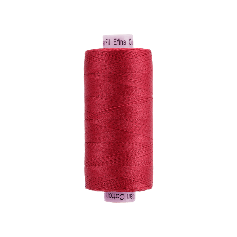 Threads - Egyptian Cotton - Efina 60Wt - EF21 - Rhubarb (1500yd) - 150m/164yd