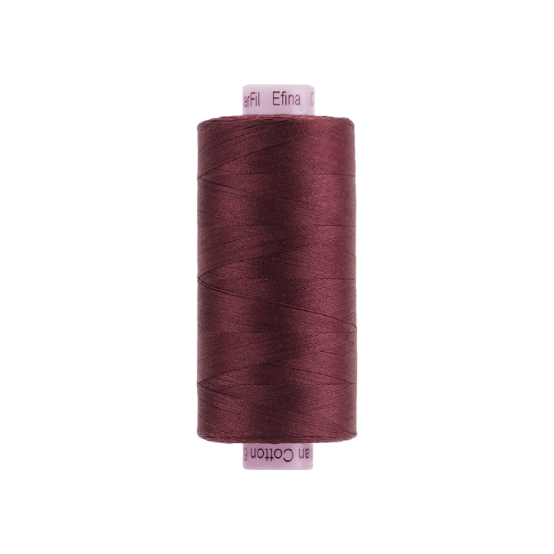 Threads - Egyptian Cotton - Efina 60Wt - EF26 - Black Cherry (1500yd) - 150m/164yd