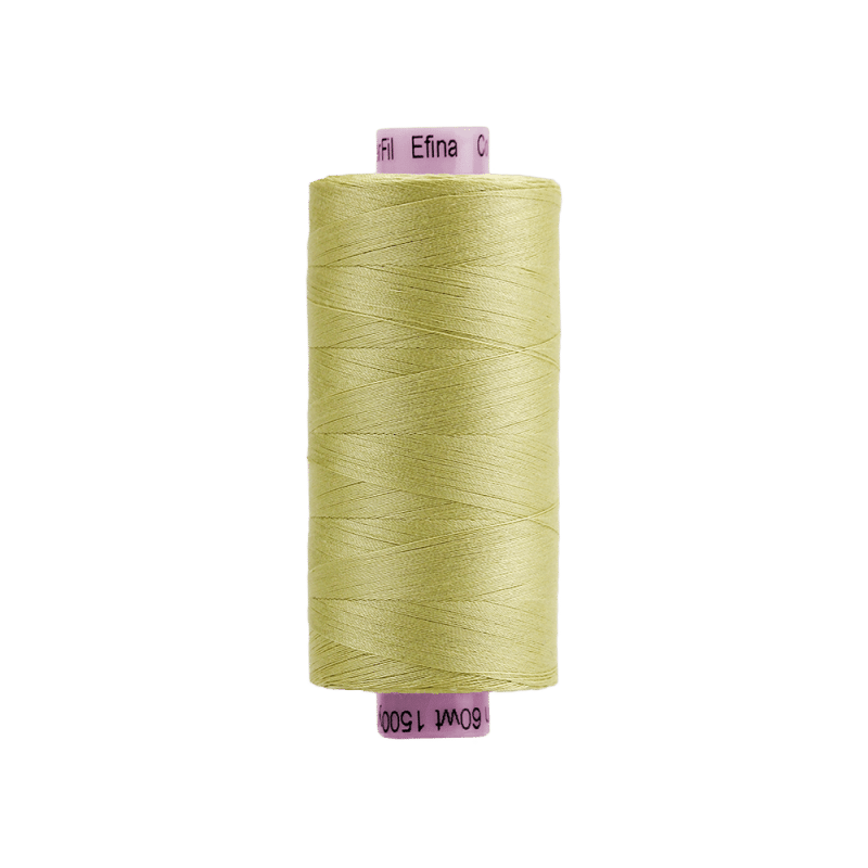 Threads - Egyptian Cotton - Efina 60Wt - EF32 - Golden Wheat (1500yd) - 150m/164yd