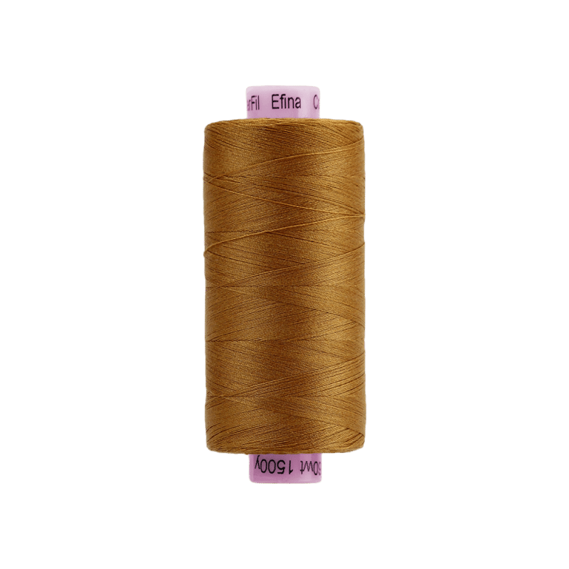 Threads - Egyptian Cotton - Efina 60Wt - EF35 - Old Gold (1500yd) - 150m/164yd
