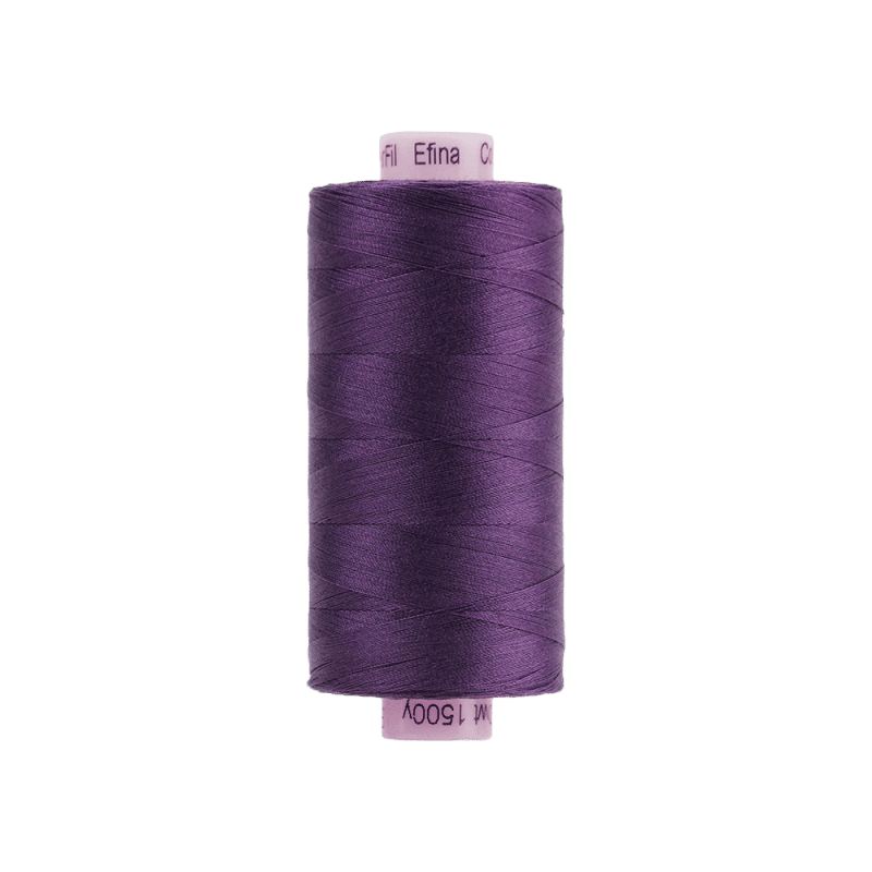 Threads - Egyptian Cotton - Efina 60Wt - EF39 - Eggplant (1500yd) - 150m/164yd