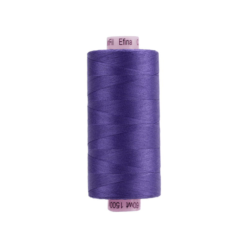 Threads - Egyptian Cotton - Efina 60Wt - EF40 - Blue Iris (1500yd) - 150m/164yd