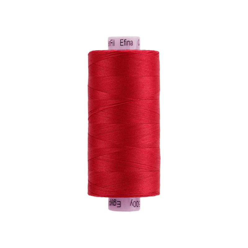 Threads - Egyptian Cotton - Efina 60Wt - EF41 - Flame (1500yd) - 150m/164yd