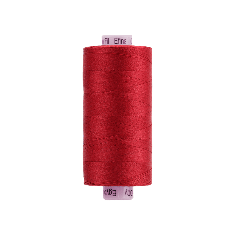 Threads - Egyptian Cotton - Efina 60Wt - EF42 - Holly Berry (1500yd) - 150m/164yd