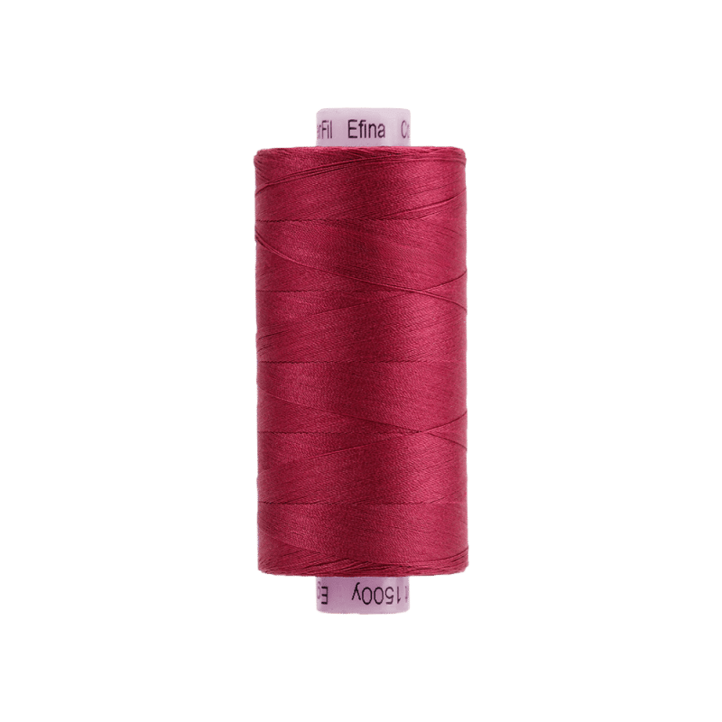 Threads - Egyptian Cotton - Efina 60Wt - EF43 - Dark Cerise (1500yd) - 150m/164yd