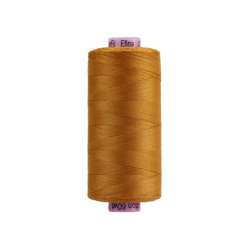 Threads - Egyptian Cotton - Efina 60Wt - EF46 - Mango (1500yd) - 150m/164yd