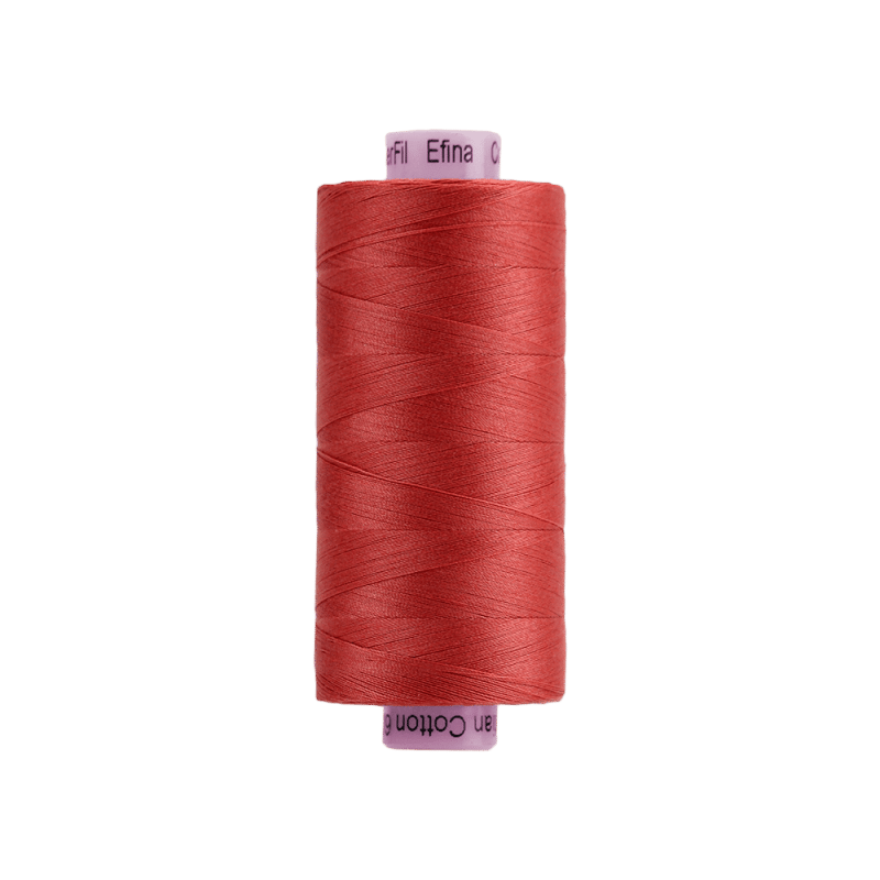 Threads - Egyptian Cotton - Efina 60Wt - EF48 - Persimmon (1500yd) - 150m/164yd