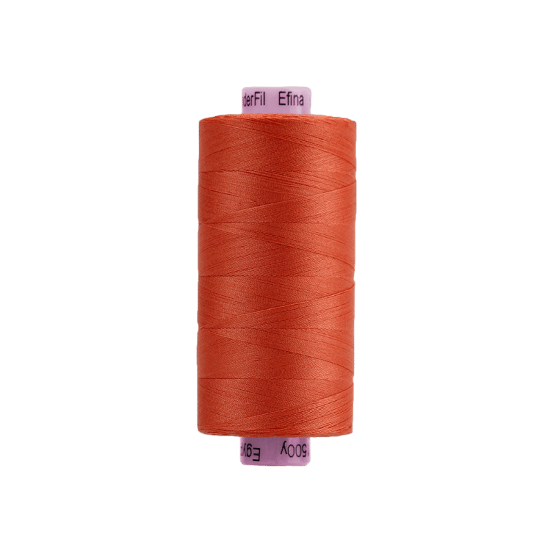 Threads - Egyptian Cotton - Efina 60Wt - EF49 - Kumquat (1500yd) - 150m/164yd