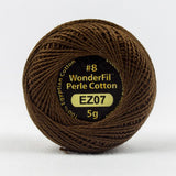 Threads - Egyptian Cotton - Eleganza 8Wt - EL5G7 - Rich Soil - 38.4m/42yd