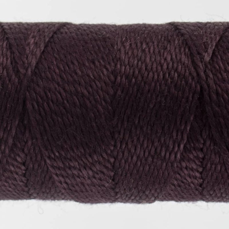 Thread - Egyptian Cotton - Sue Spargo Eleganza - SSEZ08 - Black Berry - 38.4m/42yd