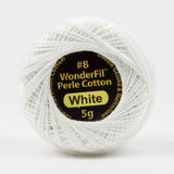 Threads - Egyptian Cotton - Eleganza 8Wt - EL5G100 - White - 38.4m/42yd