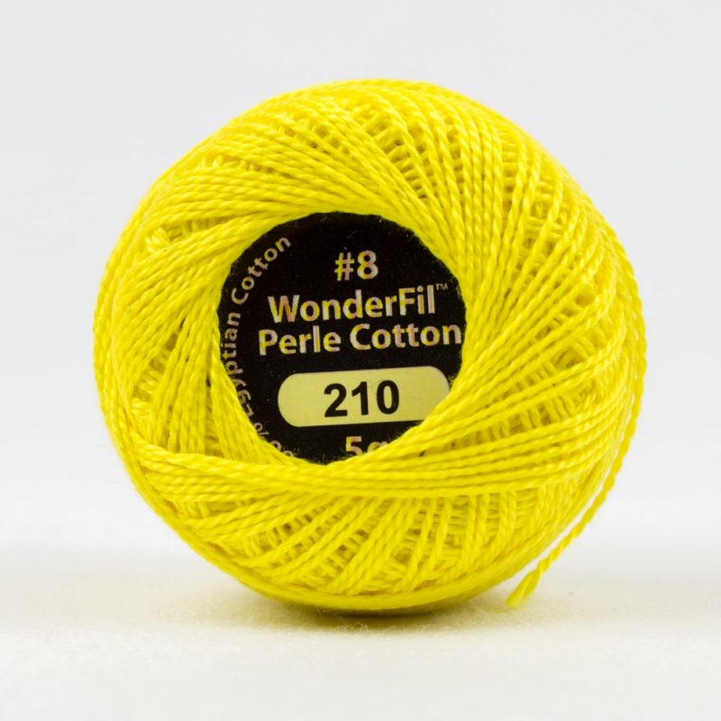 Threads - Egyptian Cotton - Eleganza 8Wt - EL5G210 - Lemon Peel - 38.4m/42yd