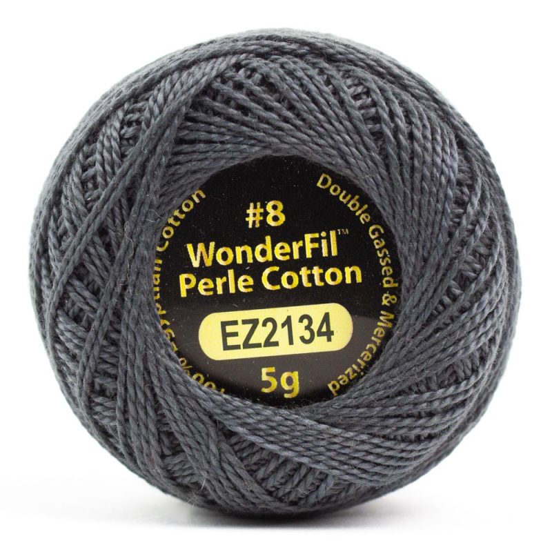 Alison Glass Eleganza Perle Cotton - EL5G-2134 - Charcoal - 38.4m/42yd