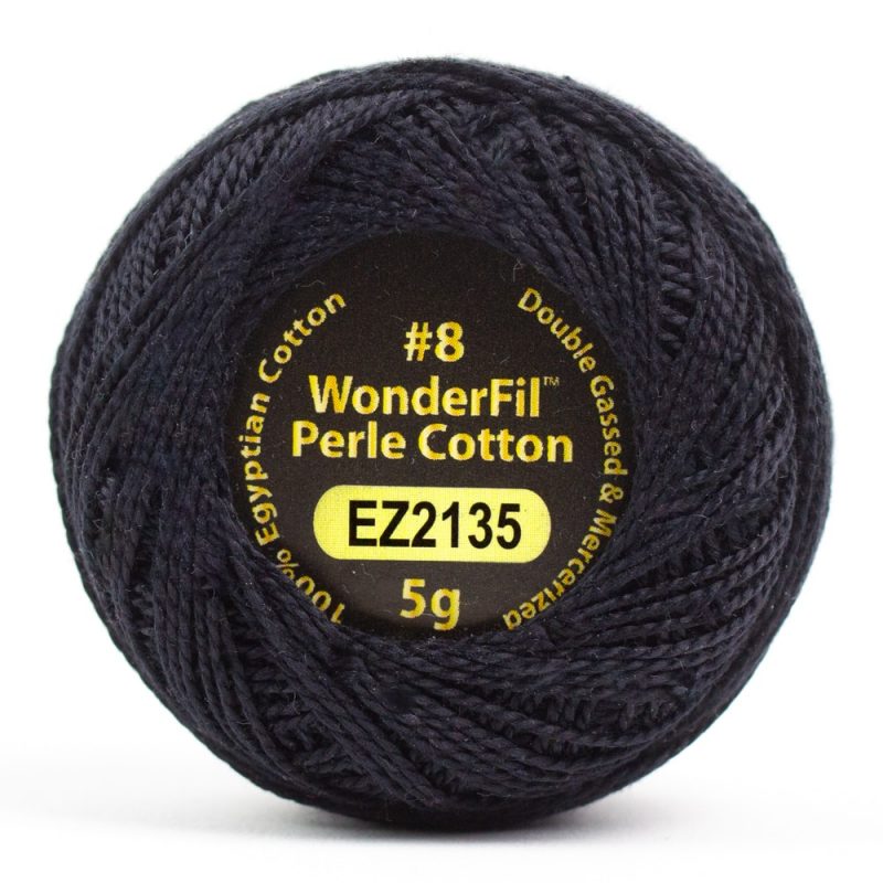 Alison Glass Eleganza Perle Cotton - EL5G-2135 - Raven - 38.4m/42yd