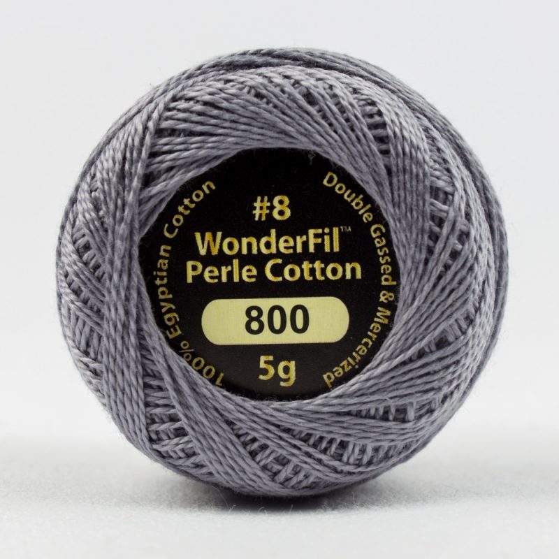 Threads - Egyptian Cotton - Eleganza 8Wt - EL5G800 - Brewing Storm - 38.4m/42yd