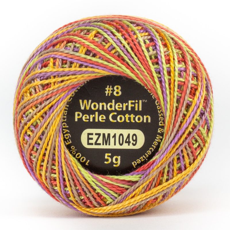 Threads - Egyptian Cotton - Eleganza 8Wt - EL5GM1049 - Festival - 38.4m/42yd