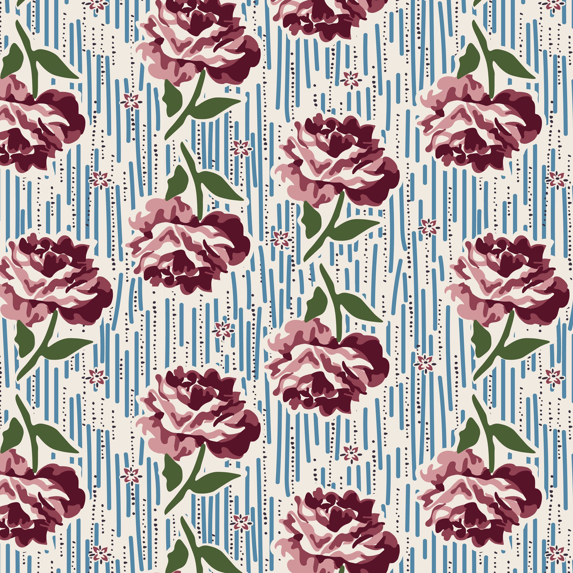 FORGET-ME-NOT ROSE -Pattern and Kit - MAY 2025