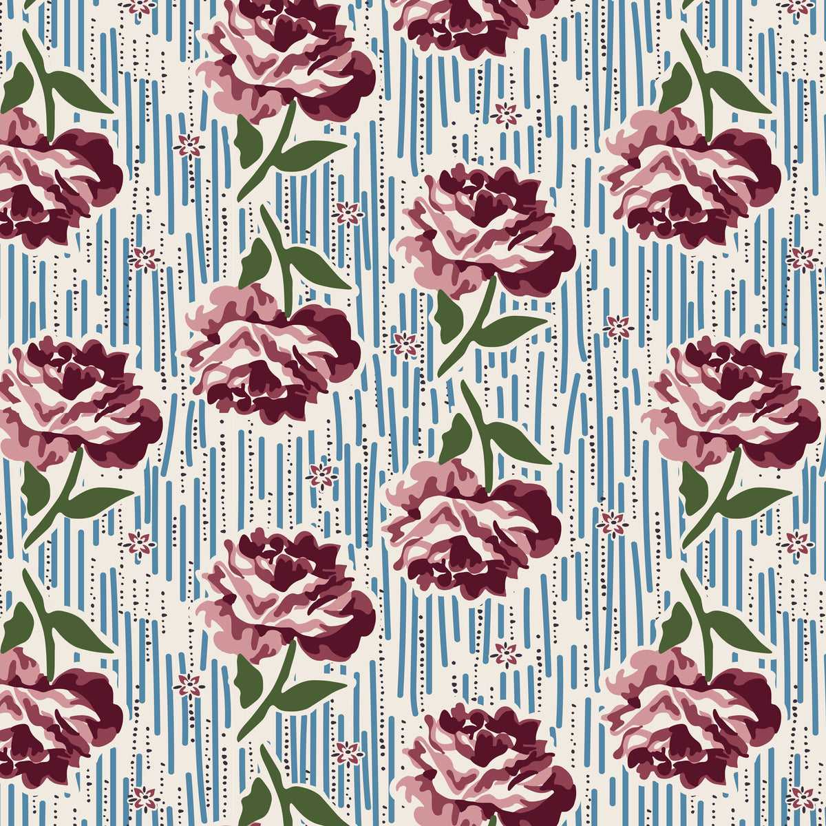 FORGET-ME-NOT ROSE -Pattern and Kit - MAY 2025