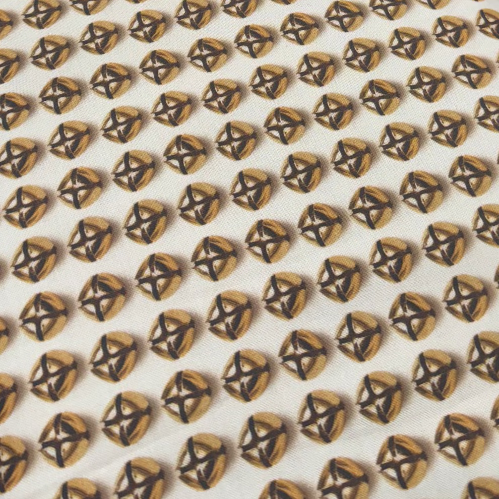 Fabric Moda Christmas Faire by Cathe Holden Vintage Retro Jingle Bells on Cream M7395-21