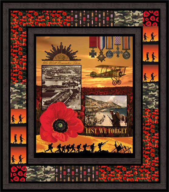 Field Of Poppies Quilt Pattern