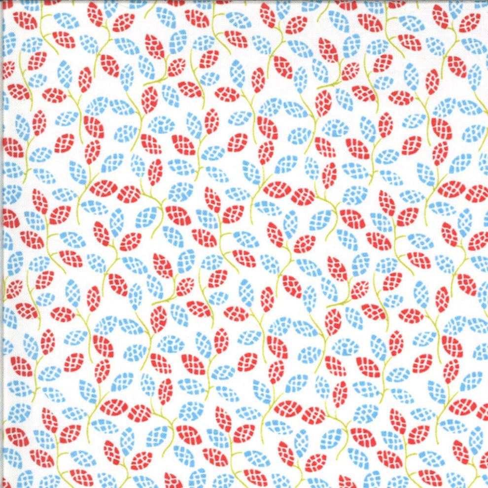 Figs Shirtings by Fig Tree Quilts 20394 12 Cornflower 100% Cotton WOF 110cm - 112cm