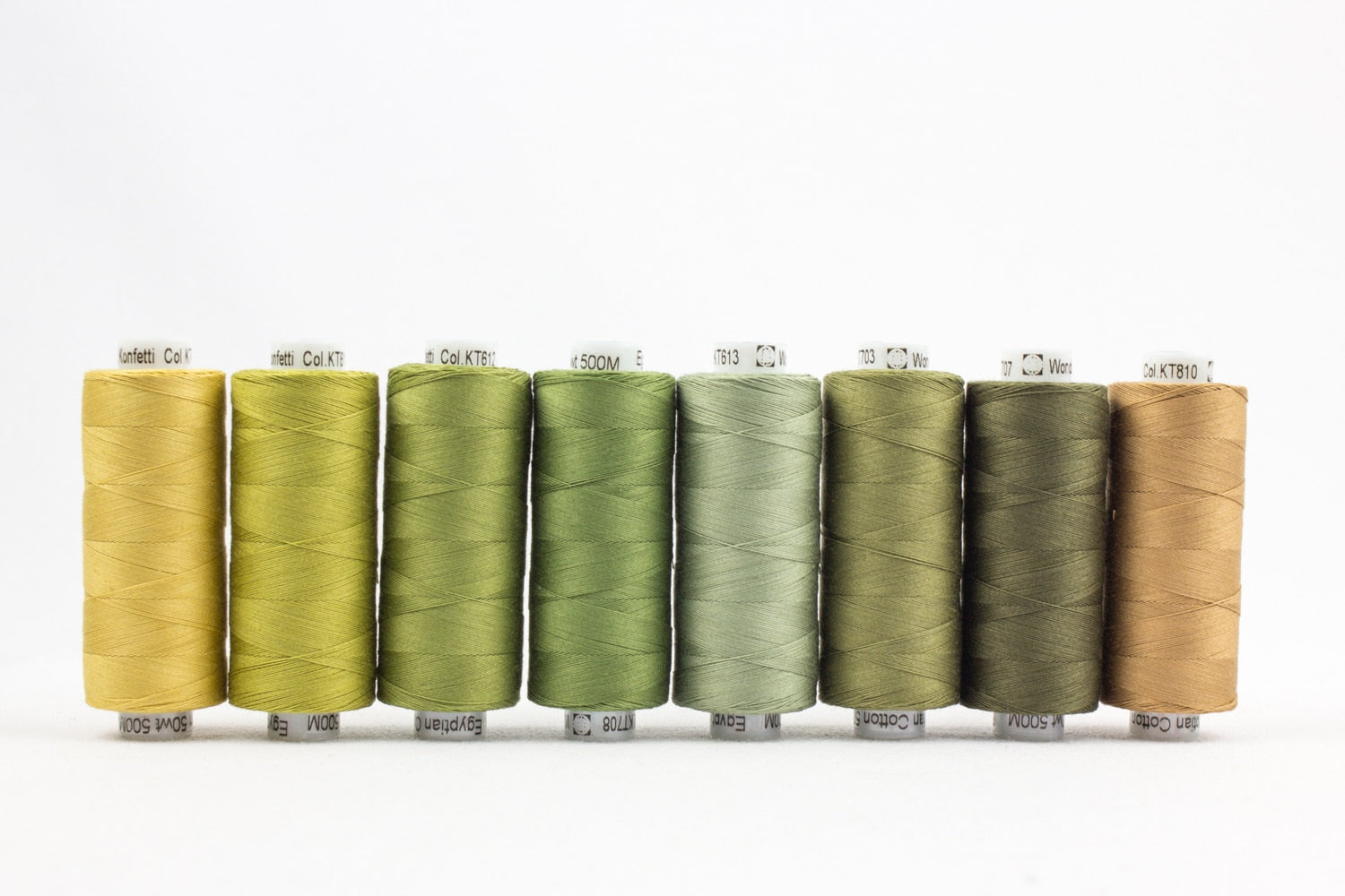 WonderFil Konfetti Packs – 50Wt Egyptian Cotton – 8 x 500m