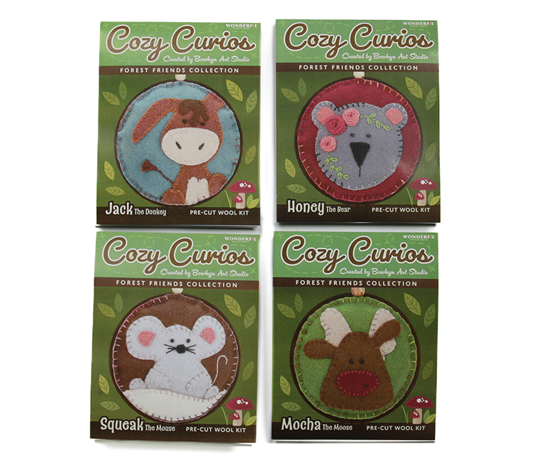 WonderFil Cozy Curios – Forest Friends Wool Kit