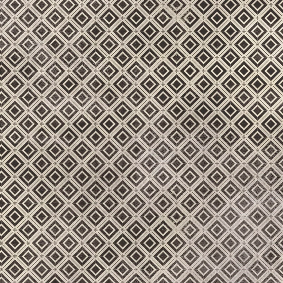 Free Spirit Monochrome by Tim Holtz Diamonds Charcoal Fabric