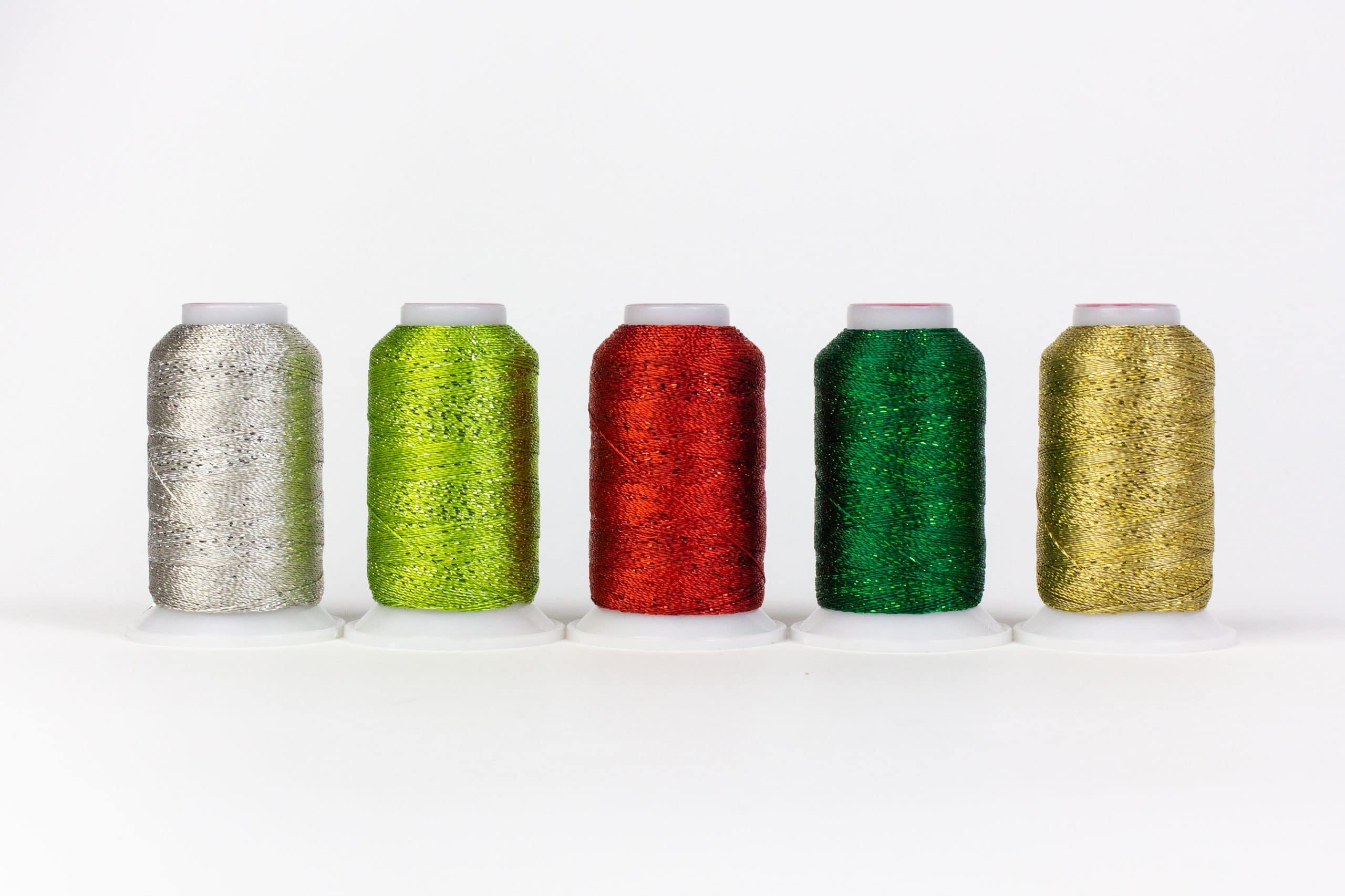 WonderFil GlaMore Packs – 12Wt Rayon & Metallic – 5 Spools