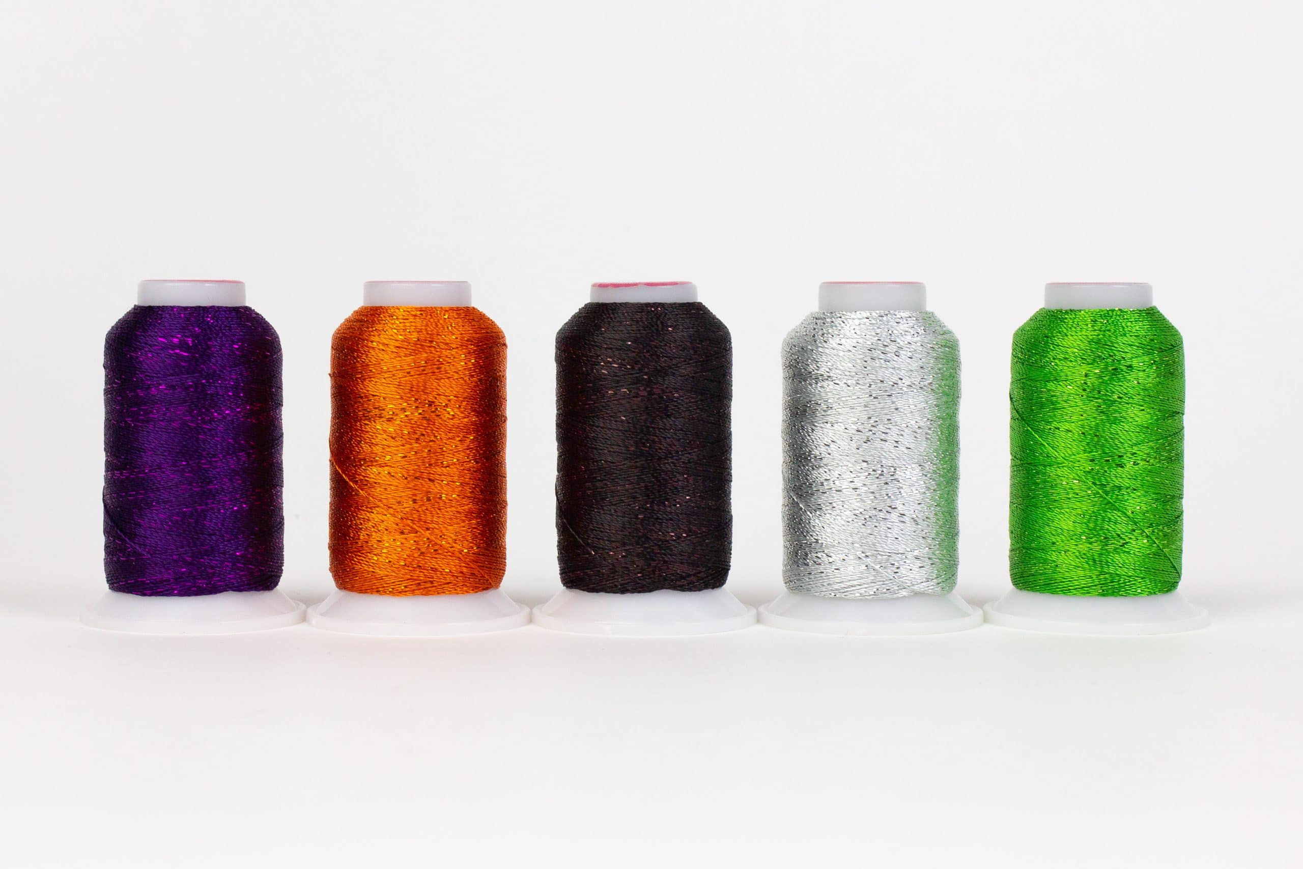 WonderFil GlaMore Packs – 12Wt Rayon & Metallic – 5 Spools