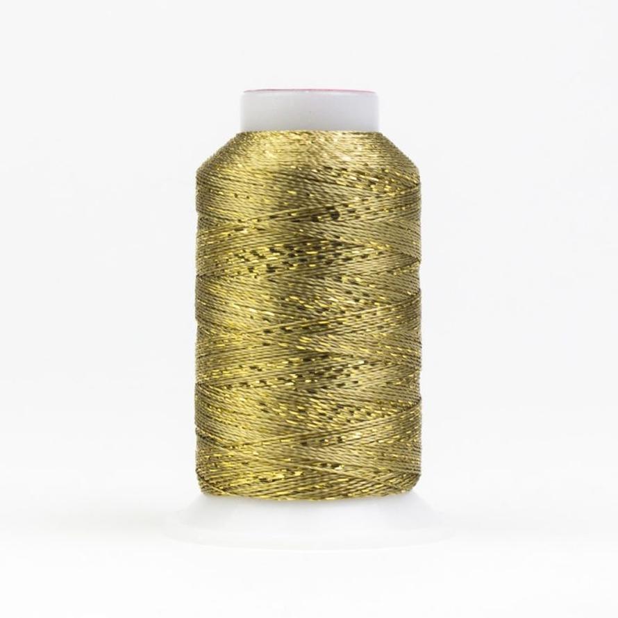 Thread - GlaMore Rayon Metallic - 12Wt - GM1000 - Gold - 274m/300yd
