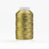 Thread - GlaMore Rayon Metallic - 12Wt - GM1000 - Gold - 274m/300yd