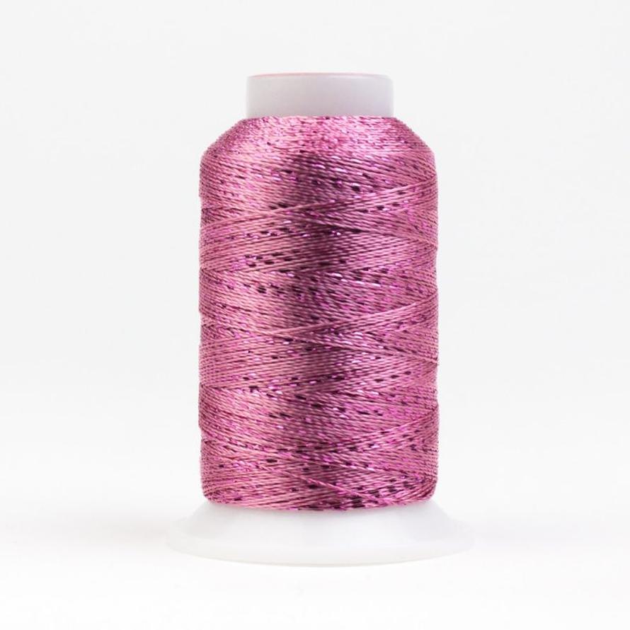 Thread - GlaMore Rayon Metallic - 12Wt - GM1201 - Baby Pink - 274m/300yd