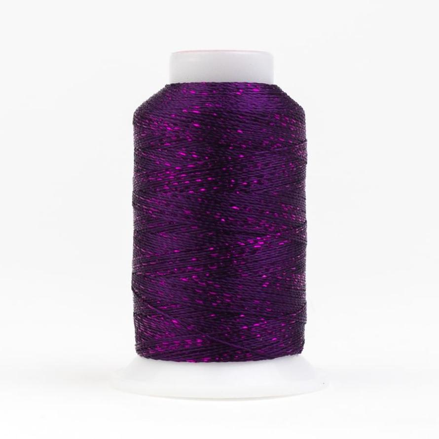 Thread - GlaMore Rayon Metallic - 12Wt - GM124 - Purple - 274m/300yd