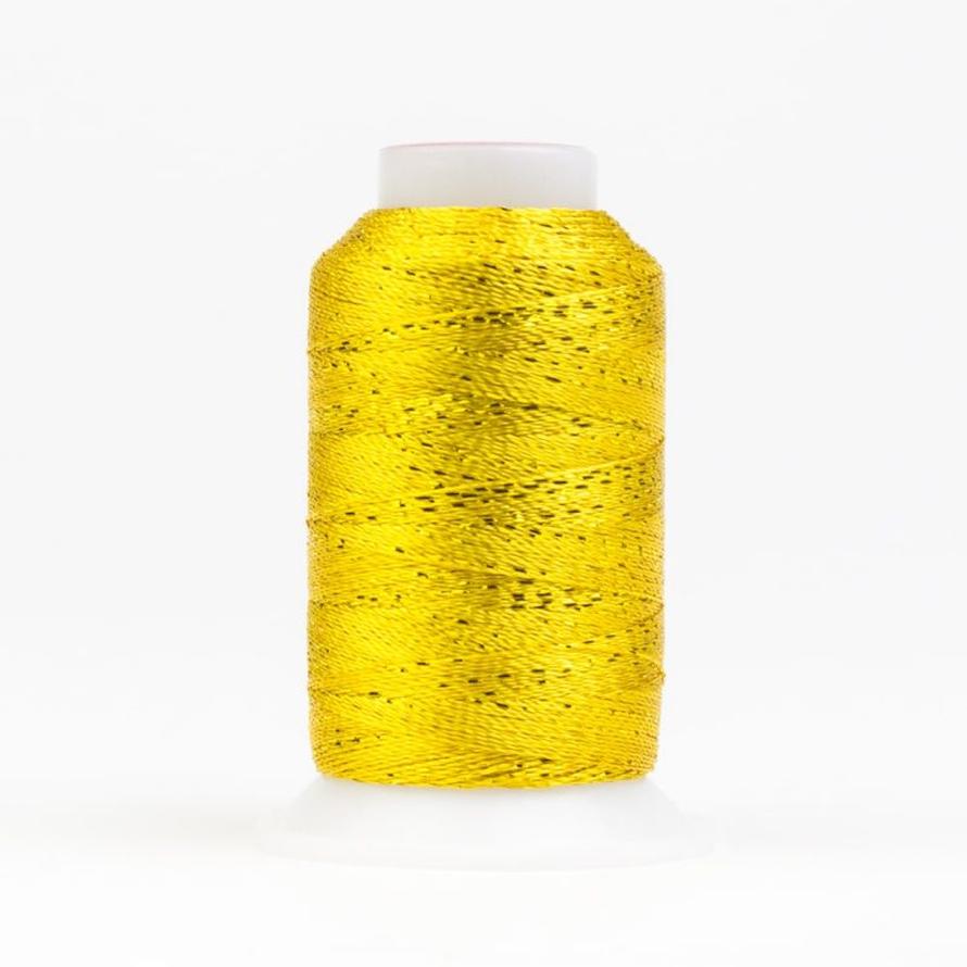 Thread - GlaMore Rayon Metallic - 12Wt - GM2118 - Sunny Yellow - 274m/300yd