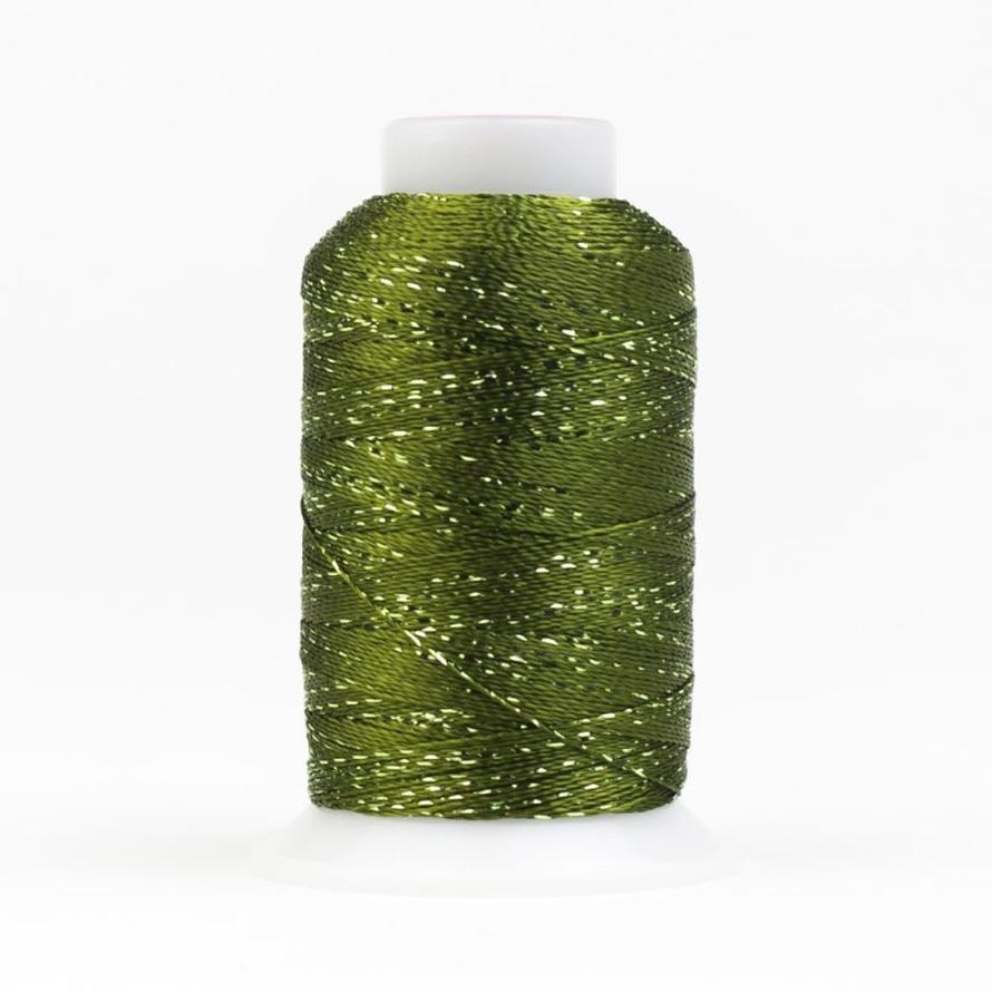 Thread - GlaMore Rayon Metallic - 12Wt - GM2235 - Avocado - 274m/300yd