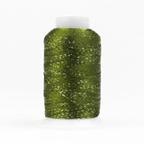 Thread - GlaMore Rayon Metallic - 12Wt - GM2235 - Avocado - 274m/300yd