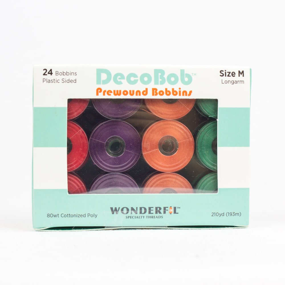 WonderFil DecoBob Prewound Bobbins Assorted Pack – Size M – 