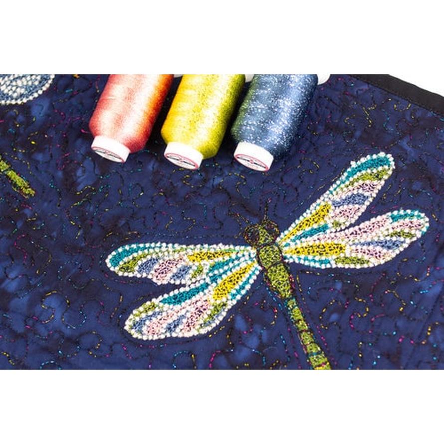 Thread - GlaMore Rayon Metallic - 12Wt - GM45 - Boysenberry - 274m/300yd