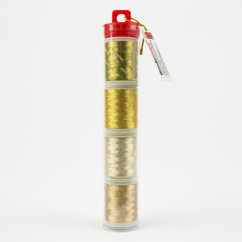 WonderFil Metallic Tubes – Spotlite 40Wt – 4 Mini Spools
