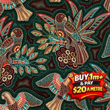 Gondwana Oasis Fabrics 60-412 100% Cotton Fabric WOF 110cm- 112cm