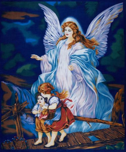 Guardian Angel Panel 112+2660 fabric quilt inc