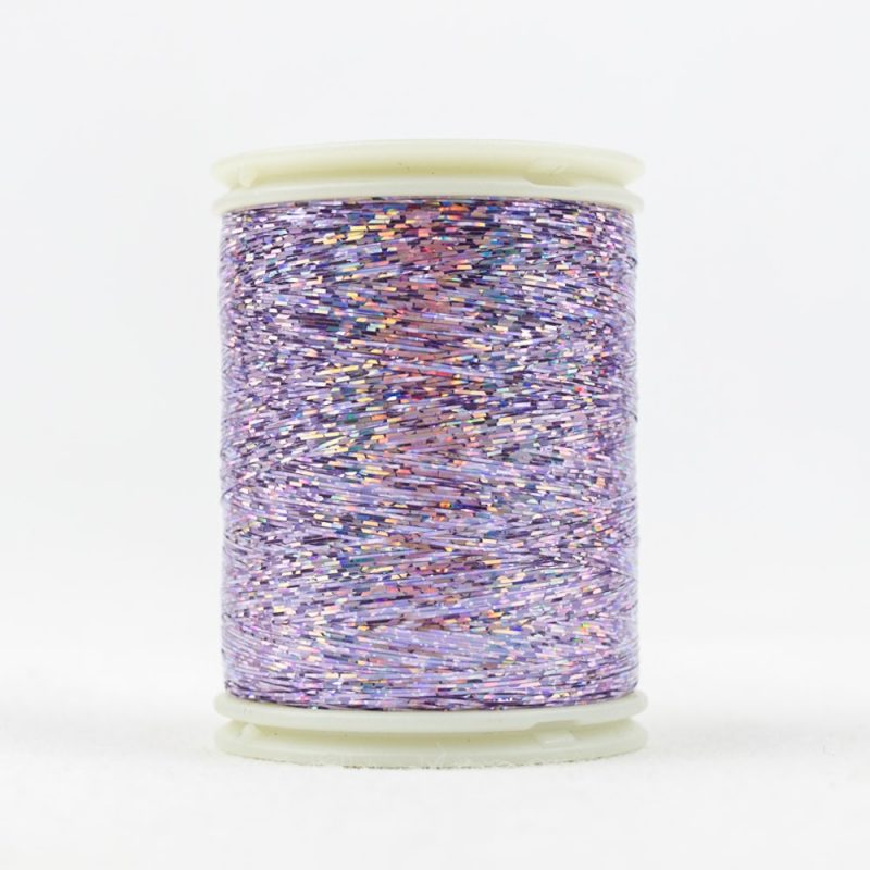 Thread - Hologram Slitted Metallic - HC8152 - Purple - 300m/328yd