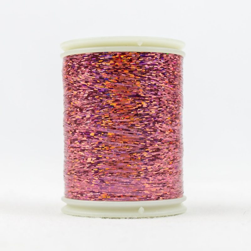 Thread - Hologram Slitted Metallic - HC8154 - Red - 300m/328yd