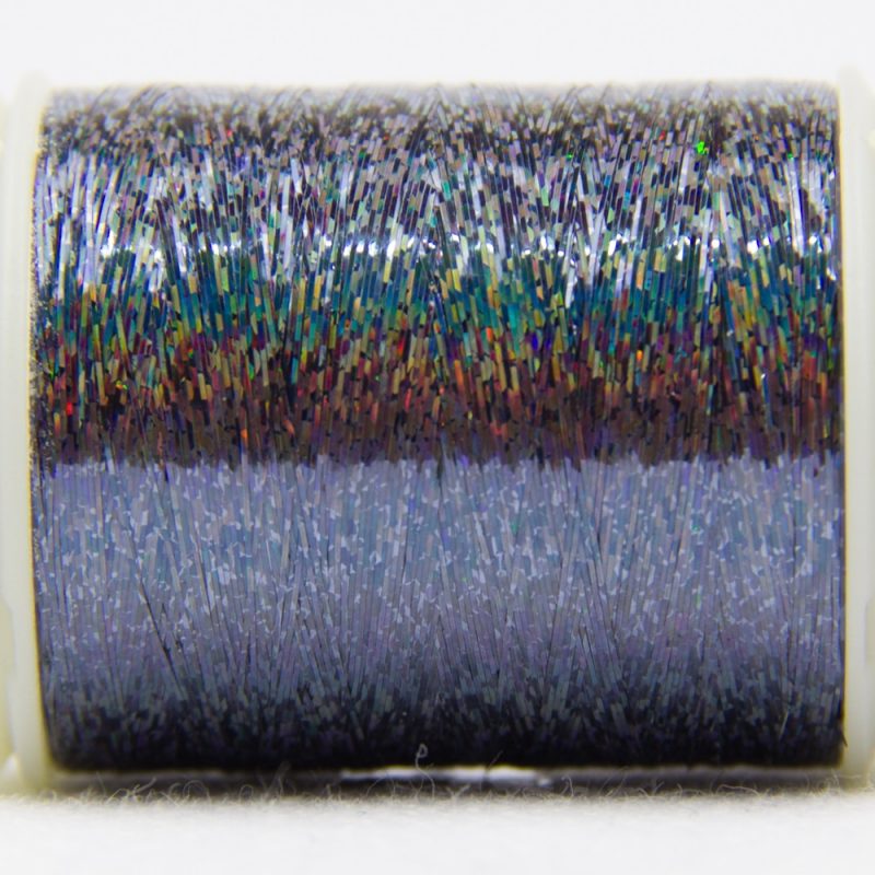 Thread - Hologram Slitted Metallic - HC8158 - Black - 300m/328yd