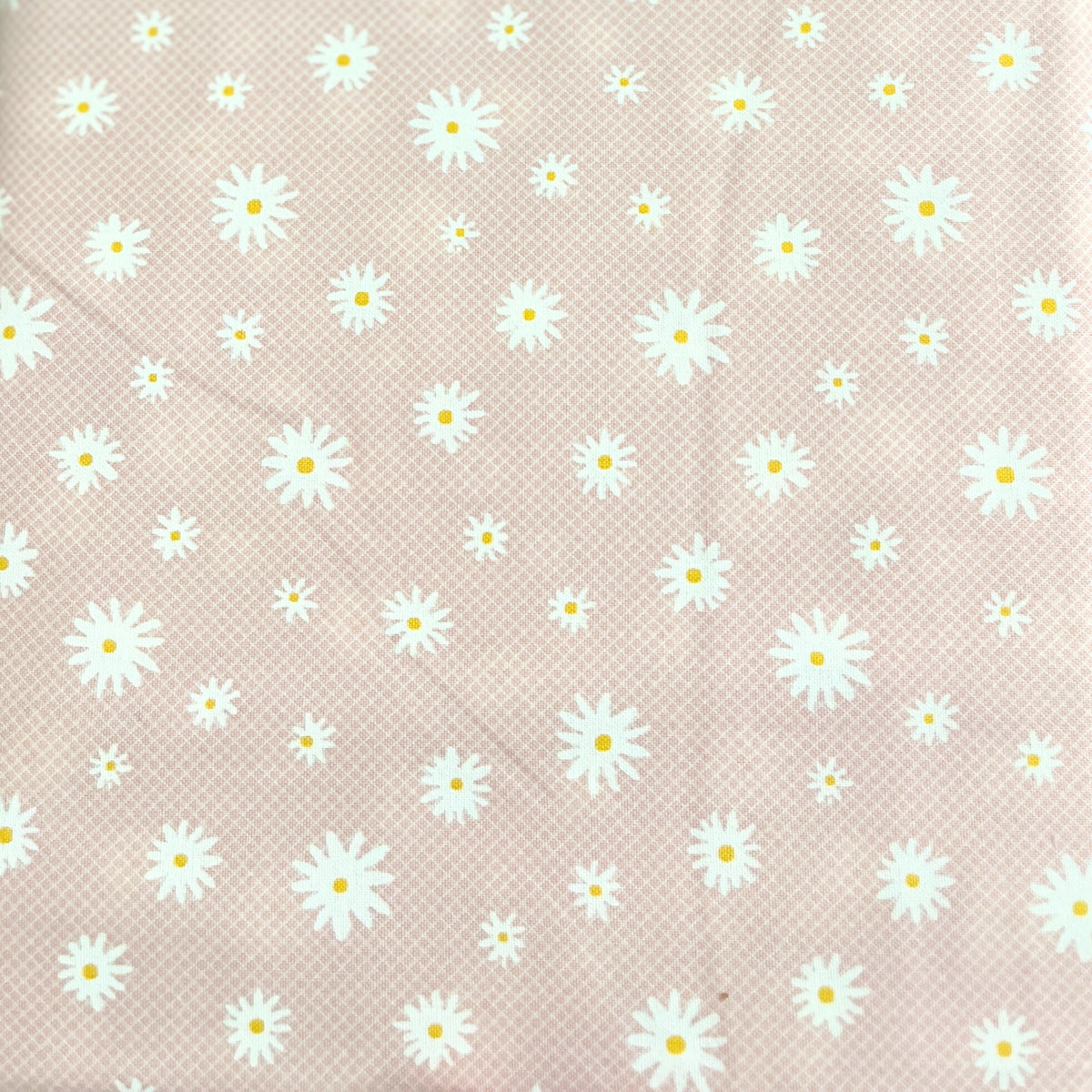 Handworks Fabric Homey Collection Pink Daisy WOF 110-112cm