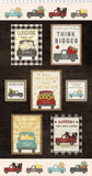 Happy Day Farm 24"x44" or 61cm x 111.76cm Block Panel