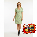 Heartland Dianne Flowers Cucumber A1586G 100% COTTON